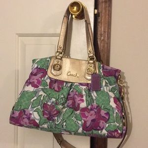 Coach bag - Some discoloration inside from use